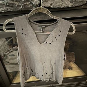 Forever21 distressed tank